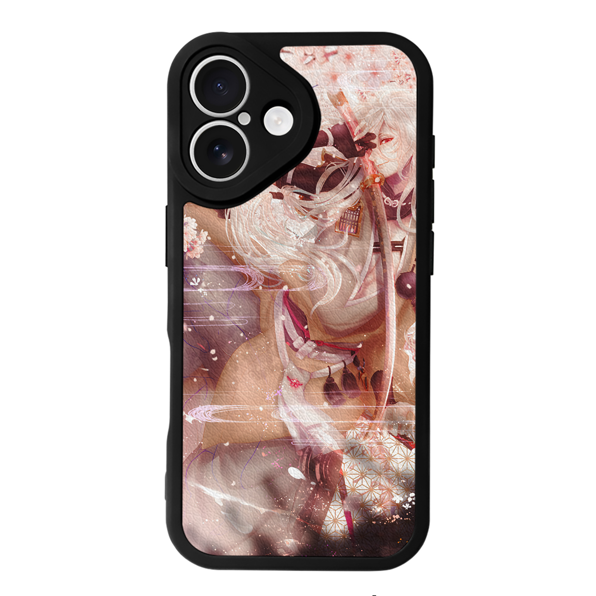 （画像用） 刀剣乱舞 Touken Ranbu 【iPhone 16シリーズ対応】シリコンスマホケース（レザー調） 材質：シリコン